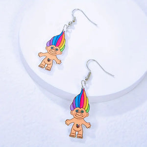 Troll Dangle Earrings