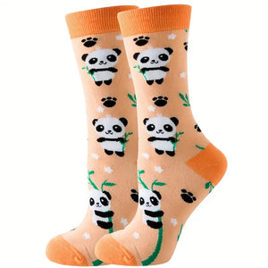 Panda Print Socks