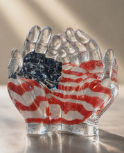 Load image into Gallery viewer, Praying Hands with America Flag
