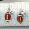 Football Dangle Earrings