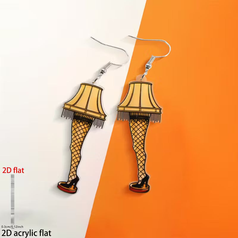 Christmas Lamp Earrings