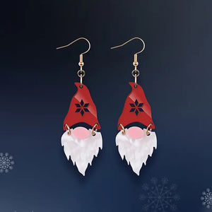 Christmas Gnome Dangle Earrings