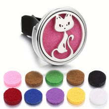 Load image into Gallery viewer, 7 Different Locket Car Diffuser Essential Oil Car Vent Clip Air Freshener Purifier
