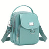 Mint Green Stylish Nylon Crossbody Bag