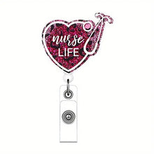 Load image into Gallery viewer, Pink - Nurse Life Badge Reel
