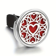 Load image into Gallery viewer, 7 Different Locket Car Diffuser Essential Oil Car Vent Clip Air Freshener Purifier
