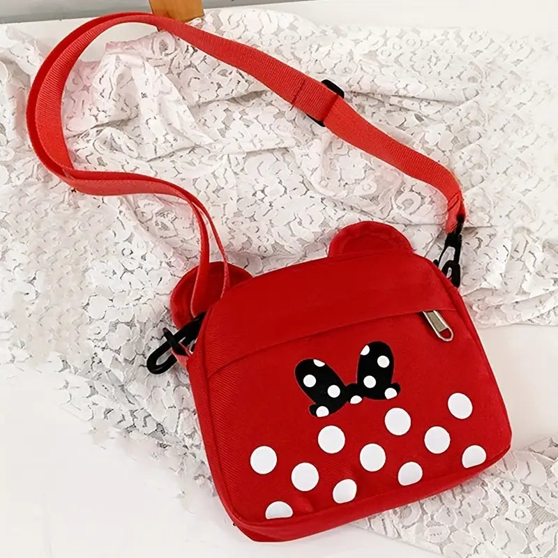 Stylish Mouse Ears Purse - Red