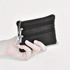 Coin Purse with Hook, Black