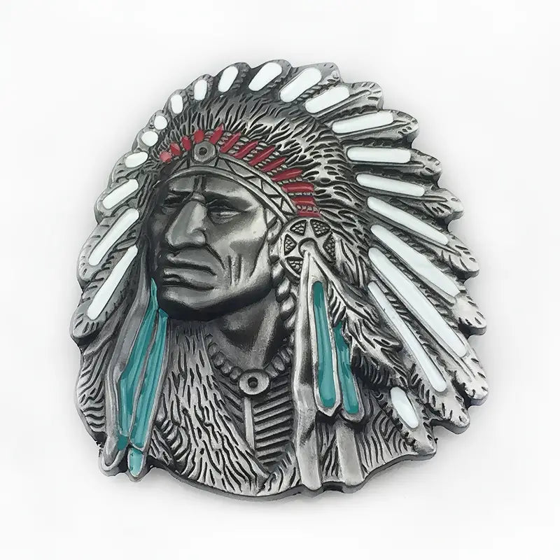 Native American Belt Buckle