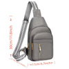 Gray Sling Purse