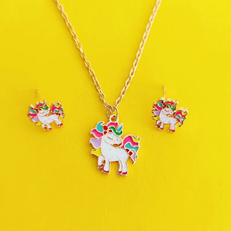 Unicorn Jewelry Set for Girls