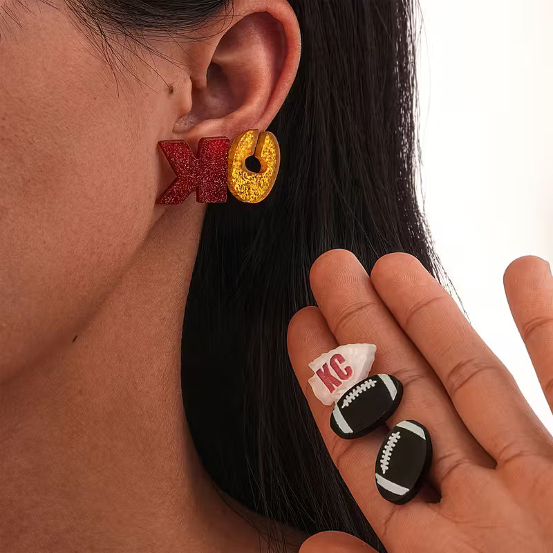 Football Post Earring
