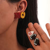 Football Post Earring