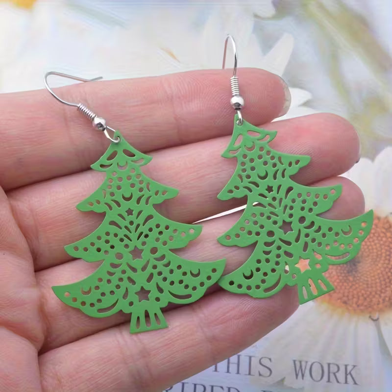Cutout Green Christmas Tree