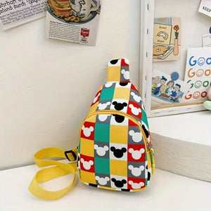 Mickey Plaid Sling Bag