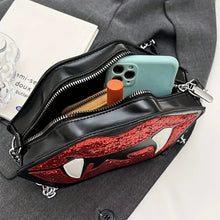 Load image into Gallery viewer, Vampire Lip-Shaped Crossbody Bag
