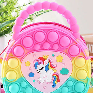 Magical Unicorn Silicone Crossbody Bag