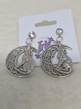 Load image into Gallery viewer, Silvery Wolf Earrings
