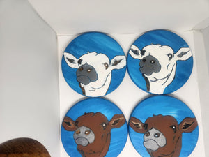 Cow Coasters