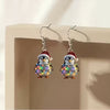 Penguin Christmas Earrings