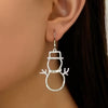 Snowman Post Earrings