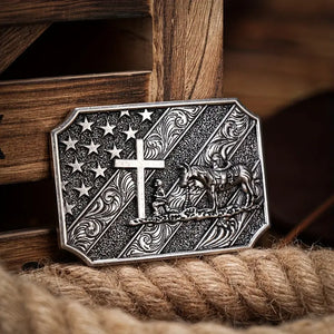 Western Cowboy Belt Buckle