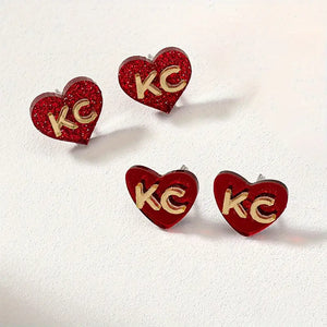 KC Re/Gold Post Earrings