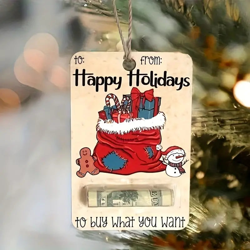 Happy Holiday Celebration Money Card