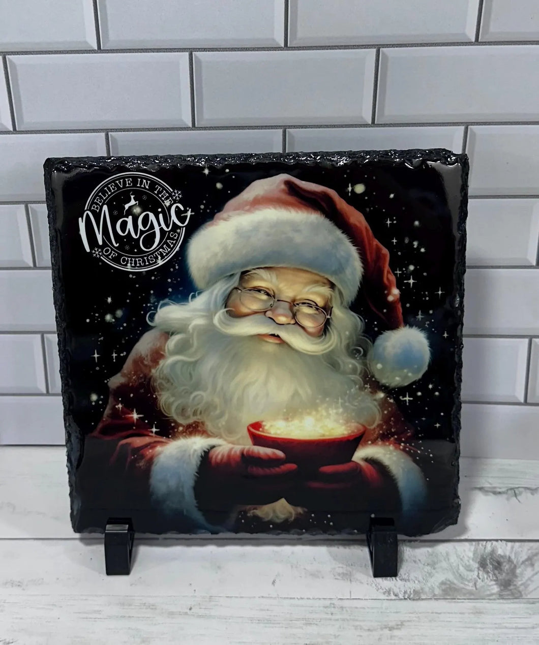 Christmas Magic with Santa Slate