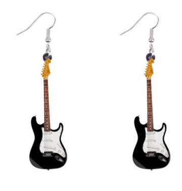 Acrylic Guitar Earrings