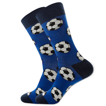 Royal Blue Soccer Ball Socks