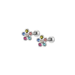 Hypoallergenic Screw Back Stud Earrings For Girls Women Studs