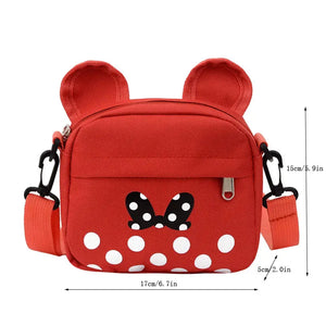Stylish Mouse Ears Purse with Adjustable Shoulder Strap