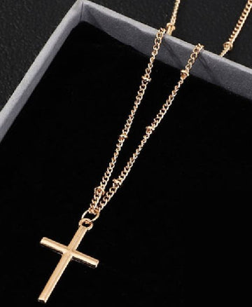 Mens Silver Cross Necklace | Men's & Womens Cross Crucifix Necklace| Biker  Jewelry | LUGDUN ARTISANS