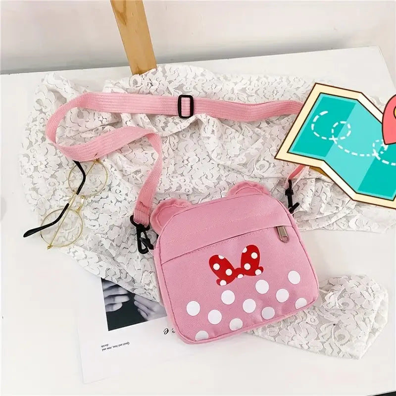Stylish Mouse Ears Purse with Adjustable Shoulder Strap